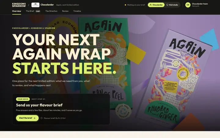 Creative brief and review portal